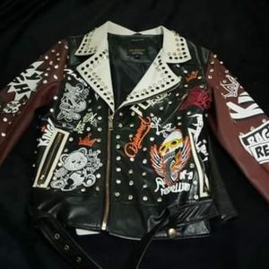 TRI COLOR REBELLION JACKET SIZE: LARGE $150 (SOLD!!!)
